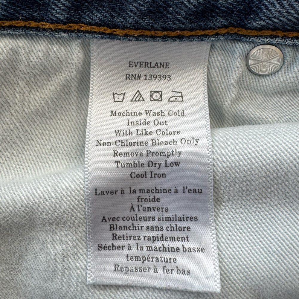 Everlane jeans denim 90s cheeky Size 28 R - Picture 11 of 13